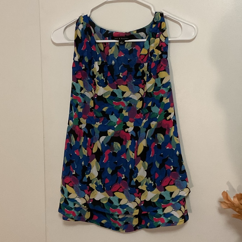 Zac & Rachel Multicolor Abstract Tank Top